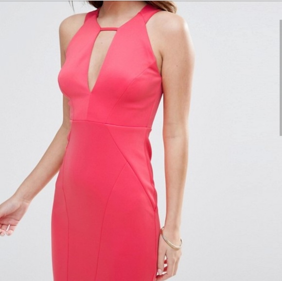ASOS Lipsy Keyhole Front Bodycon Dress - Picture 3 of 8